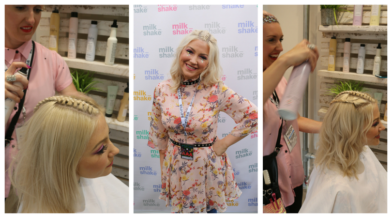 Shelley Pengilly Centre Braids Festival Hair milk_shake Haircare